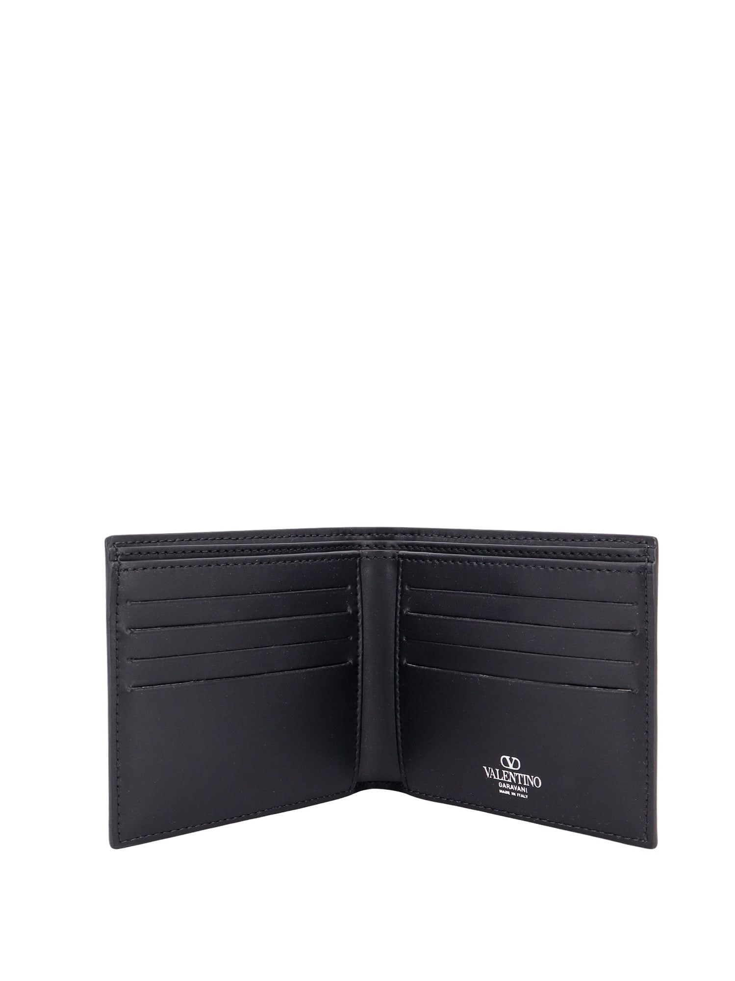 Shop Valentino Wallet In Black