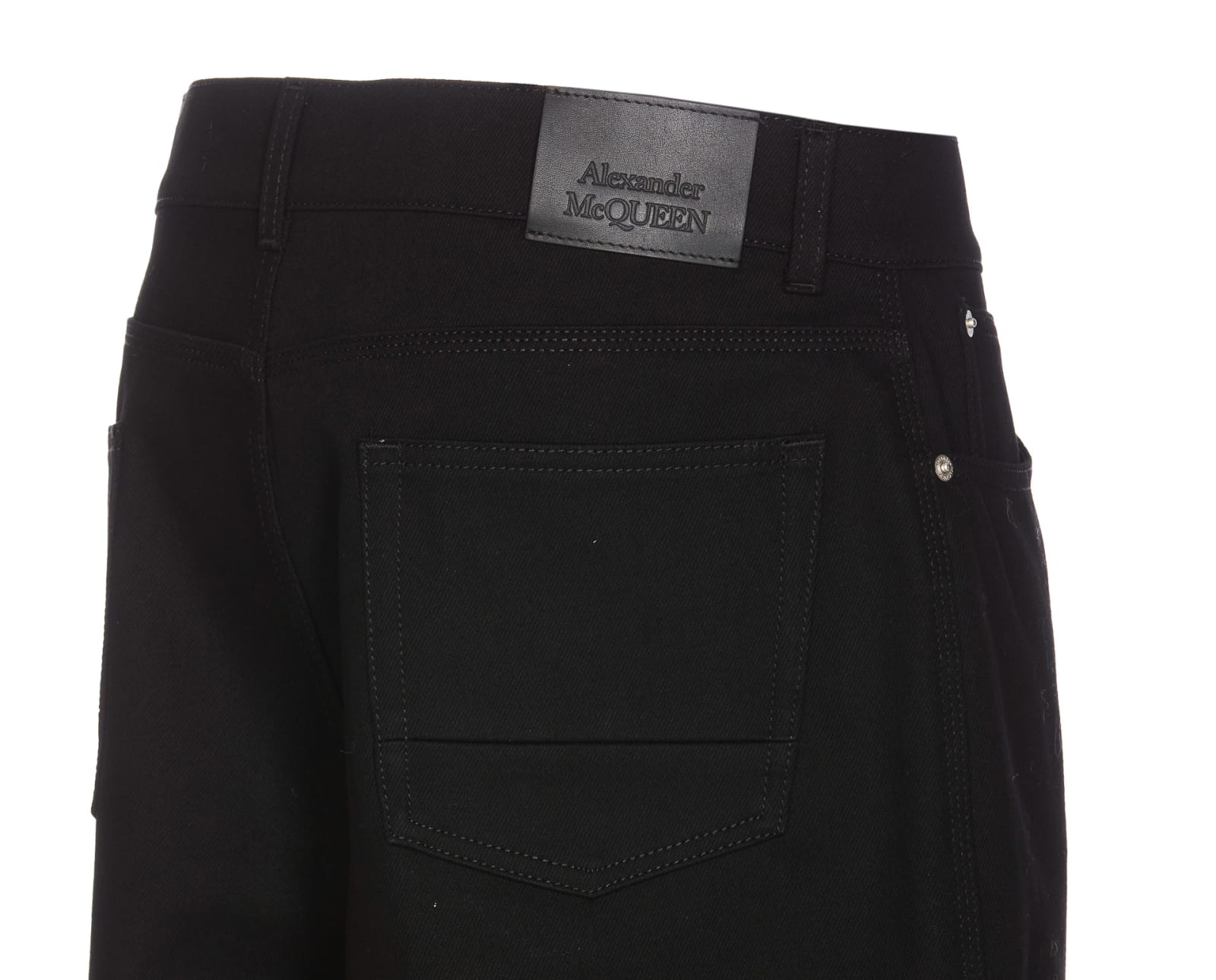Shop Alexander Mcqueen Hybrid Shorts In Black