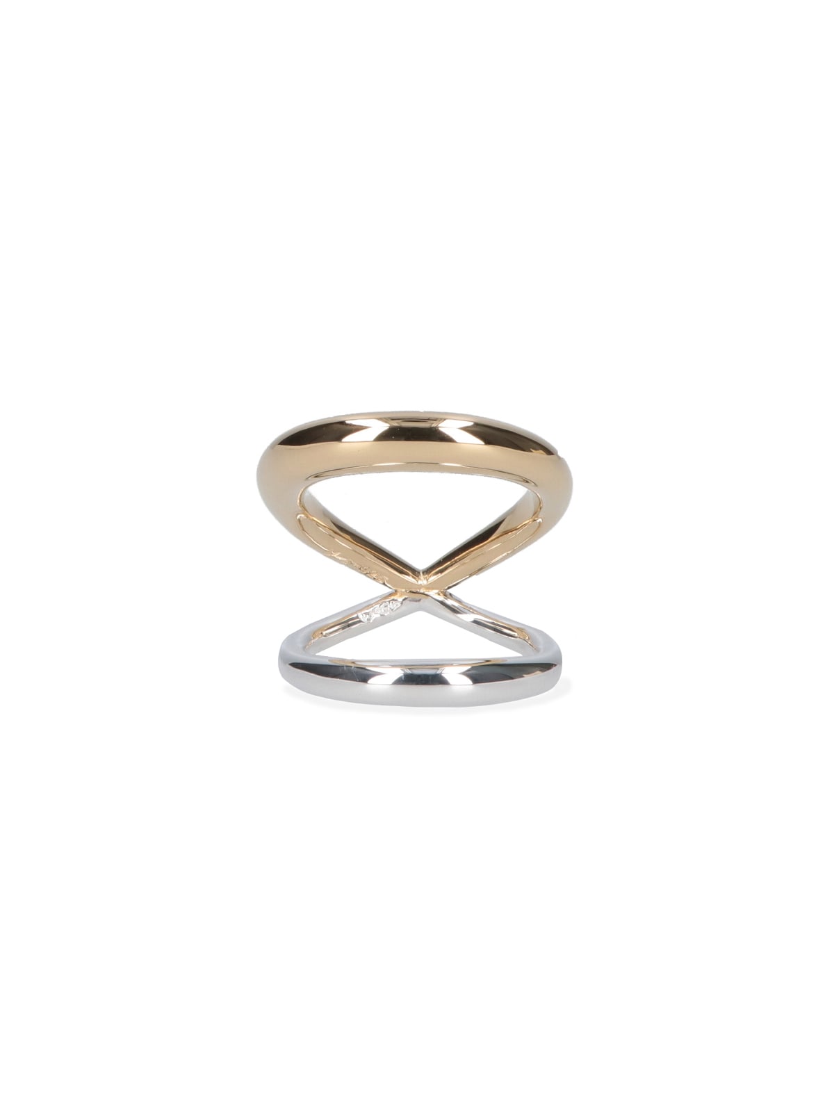 Charlotte Chesnais Two-color Ring Surma In Gold