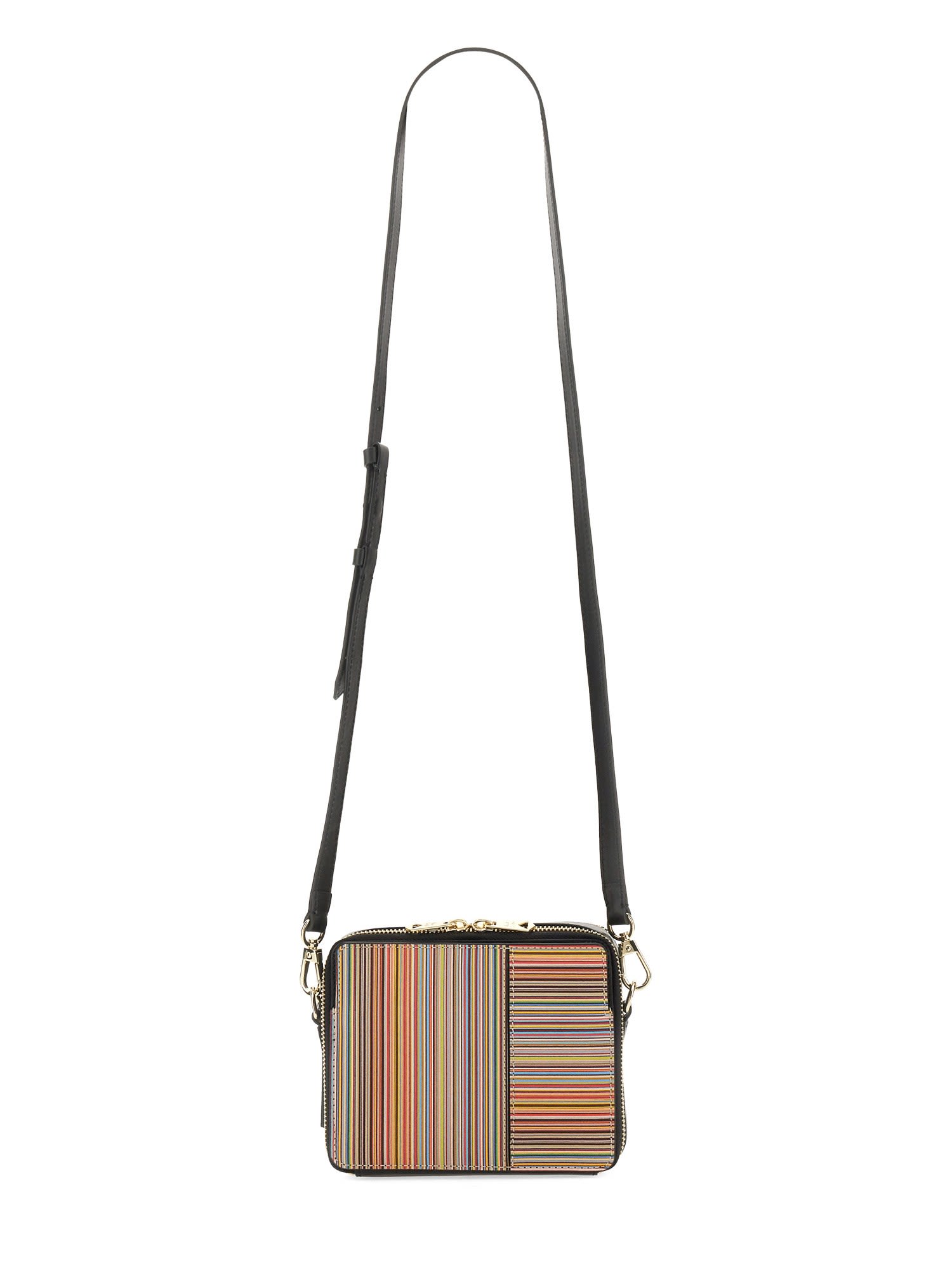 Shop Paul Smith Signature Stripe Shoulder Bag In Multicolour