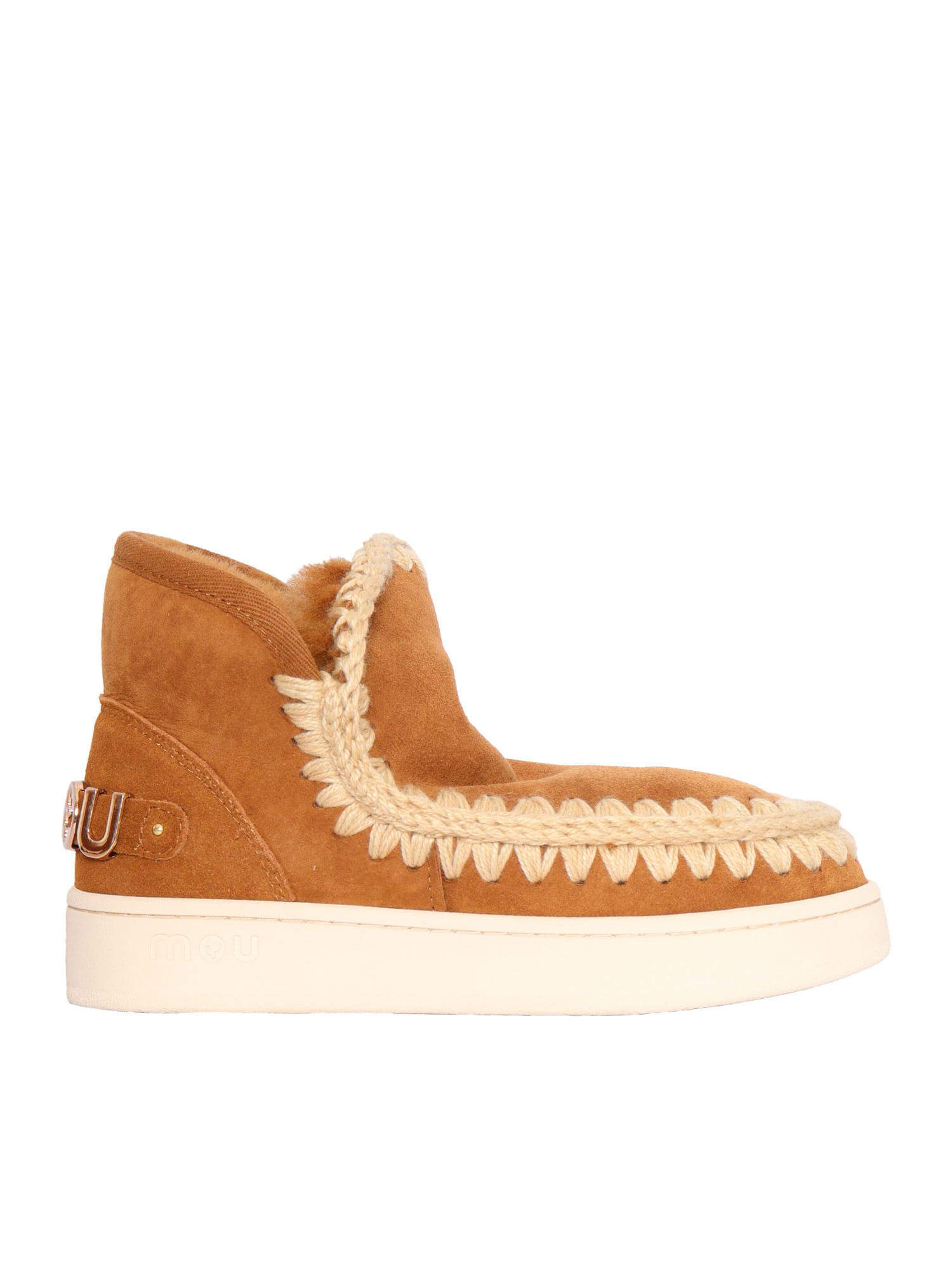 Mou Eskimo Suede Boots In Brown