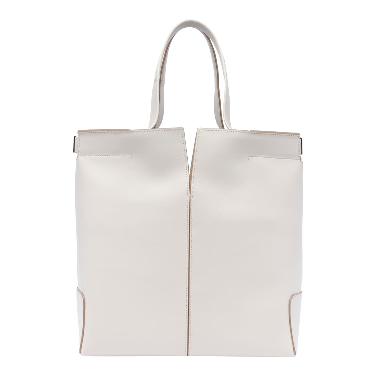 Tod's Small Tods Di Folio Shopping Bag In White