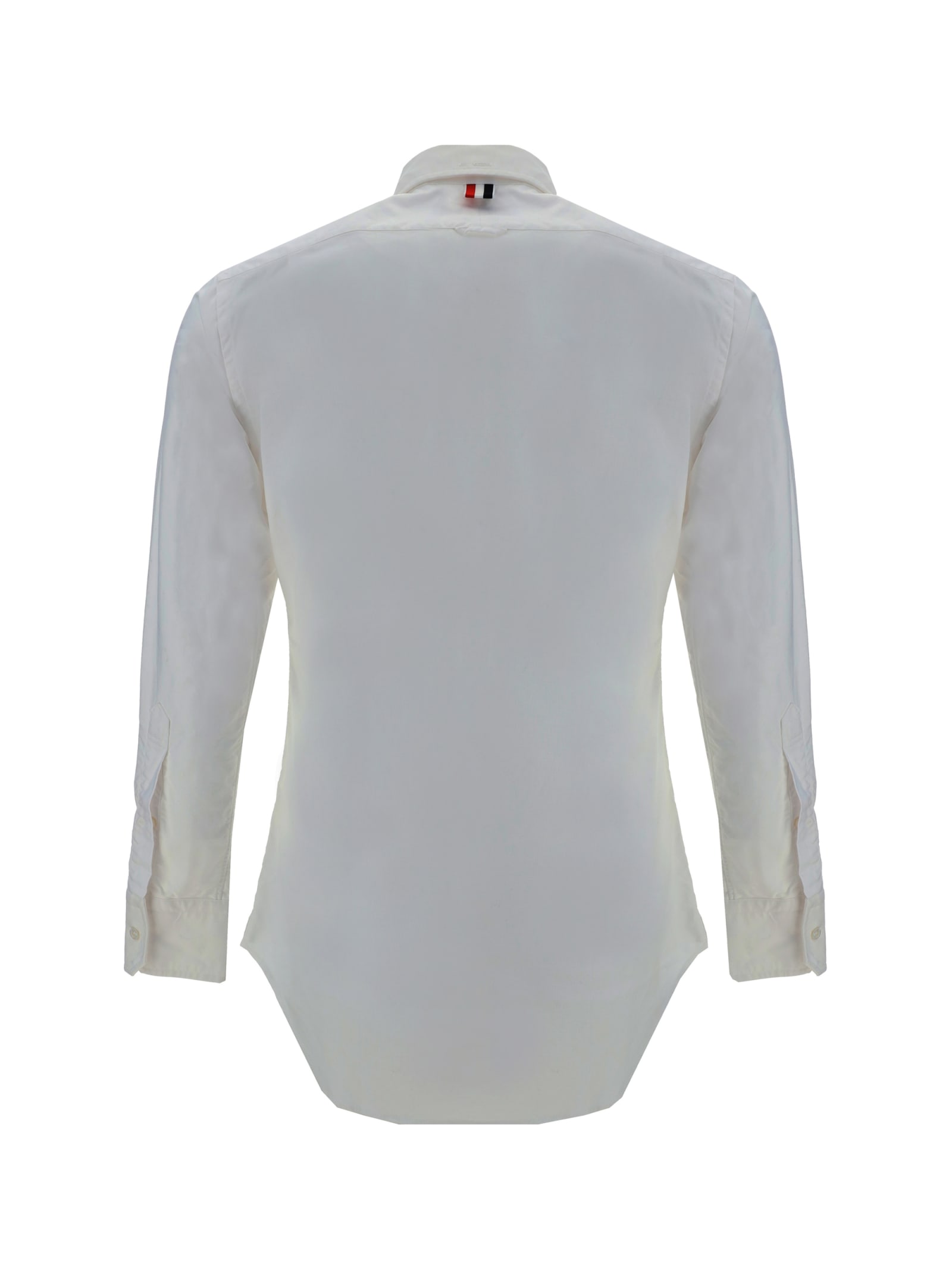 Shop Thom Browne Shirt In White