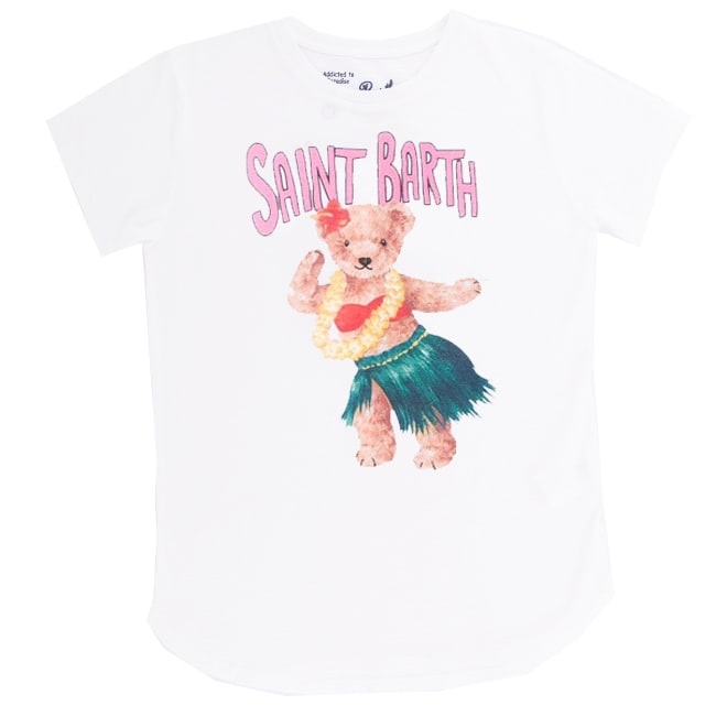 MC2 Saint Barth Hawaian Bear Girls T-shirt