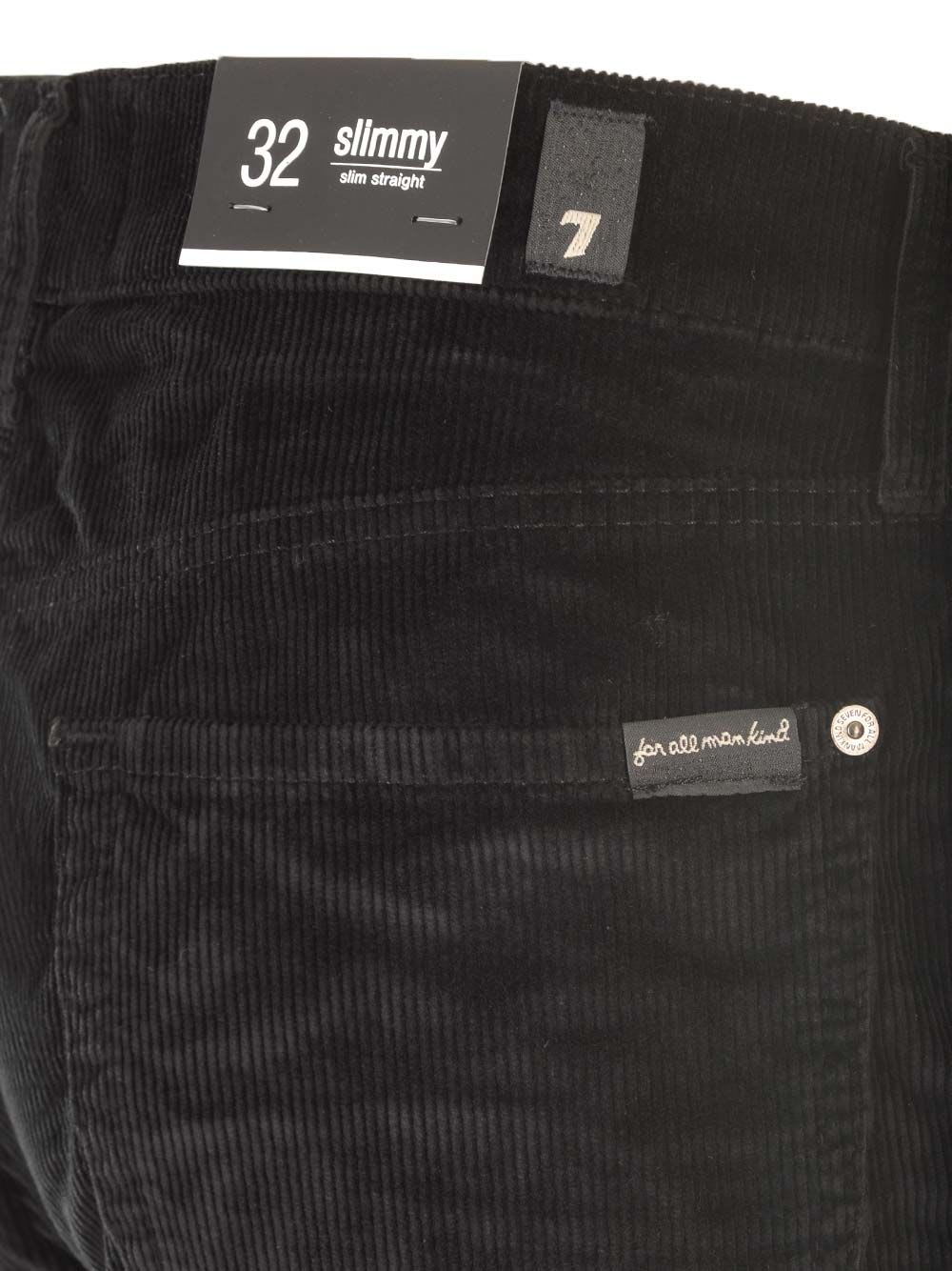 Shop 7 For All Mankind Slimmy Corduroy Vasal Black