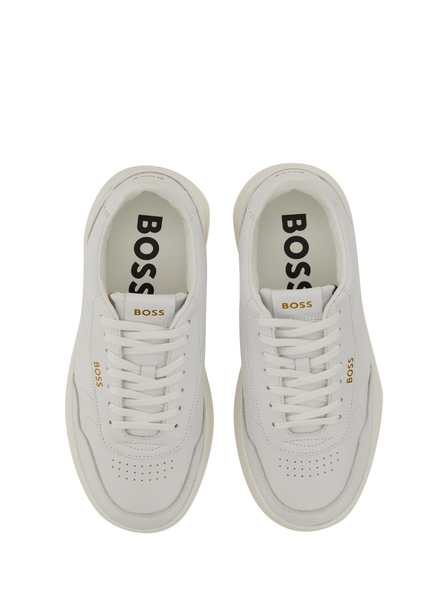 Shop Hugo Boss Sneaker With Logo In White