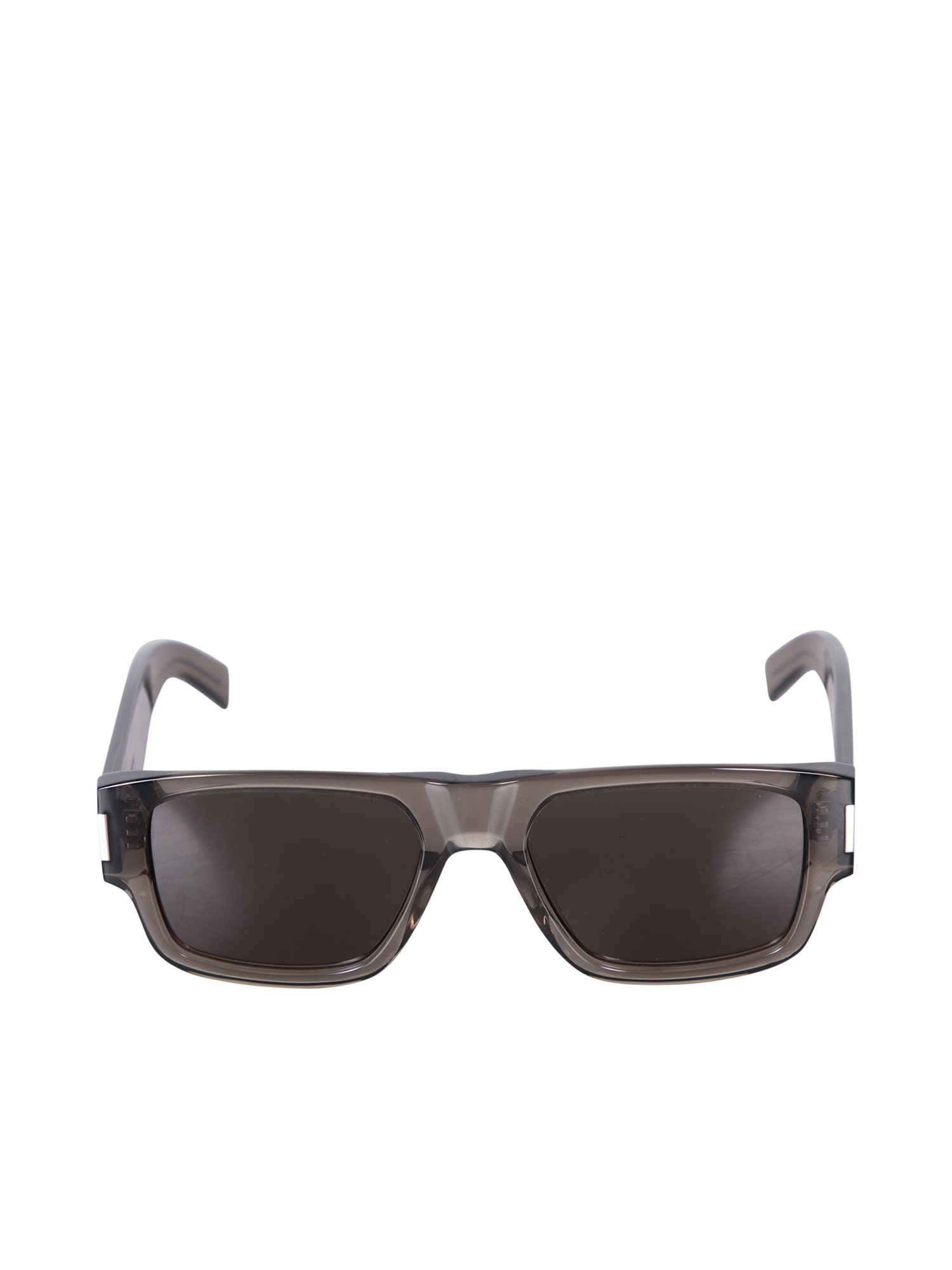 Shop Saint Laurent Sl 659 Brown Sunglasses