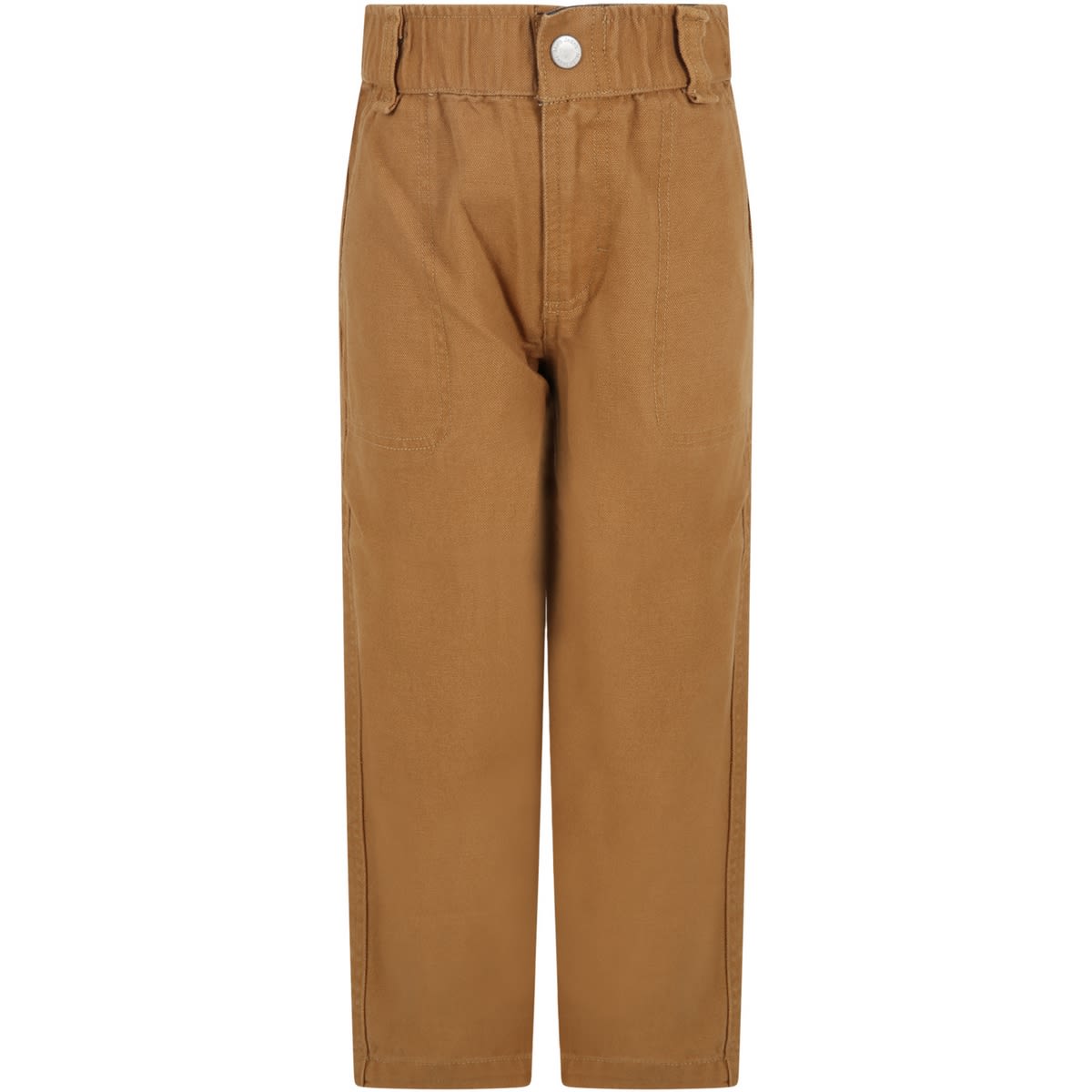 Molo Camel aron Jeans For Kids With Logo