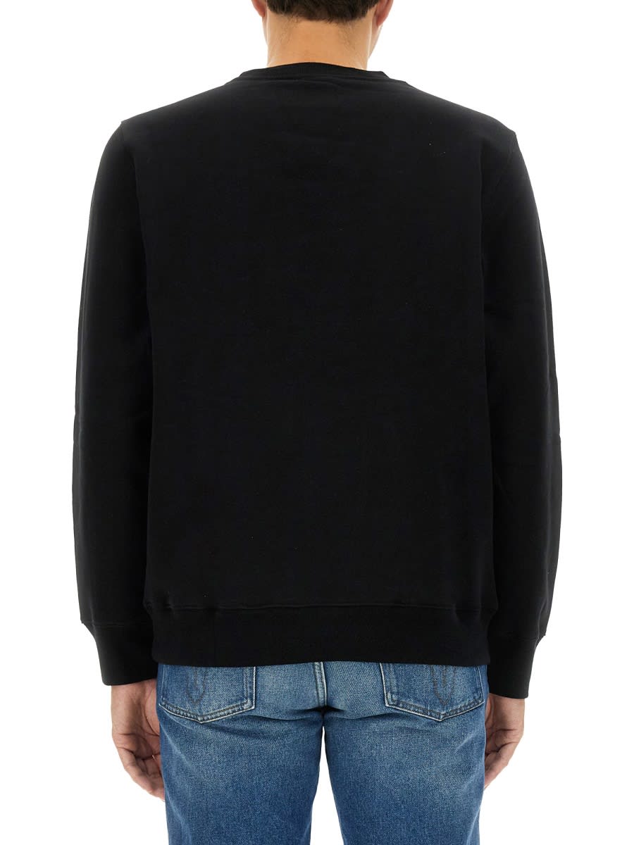 Shop Ps By Paul Smith Cotton Sweatshirt In Black