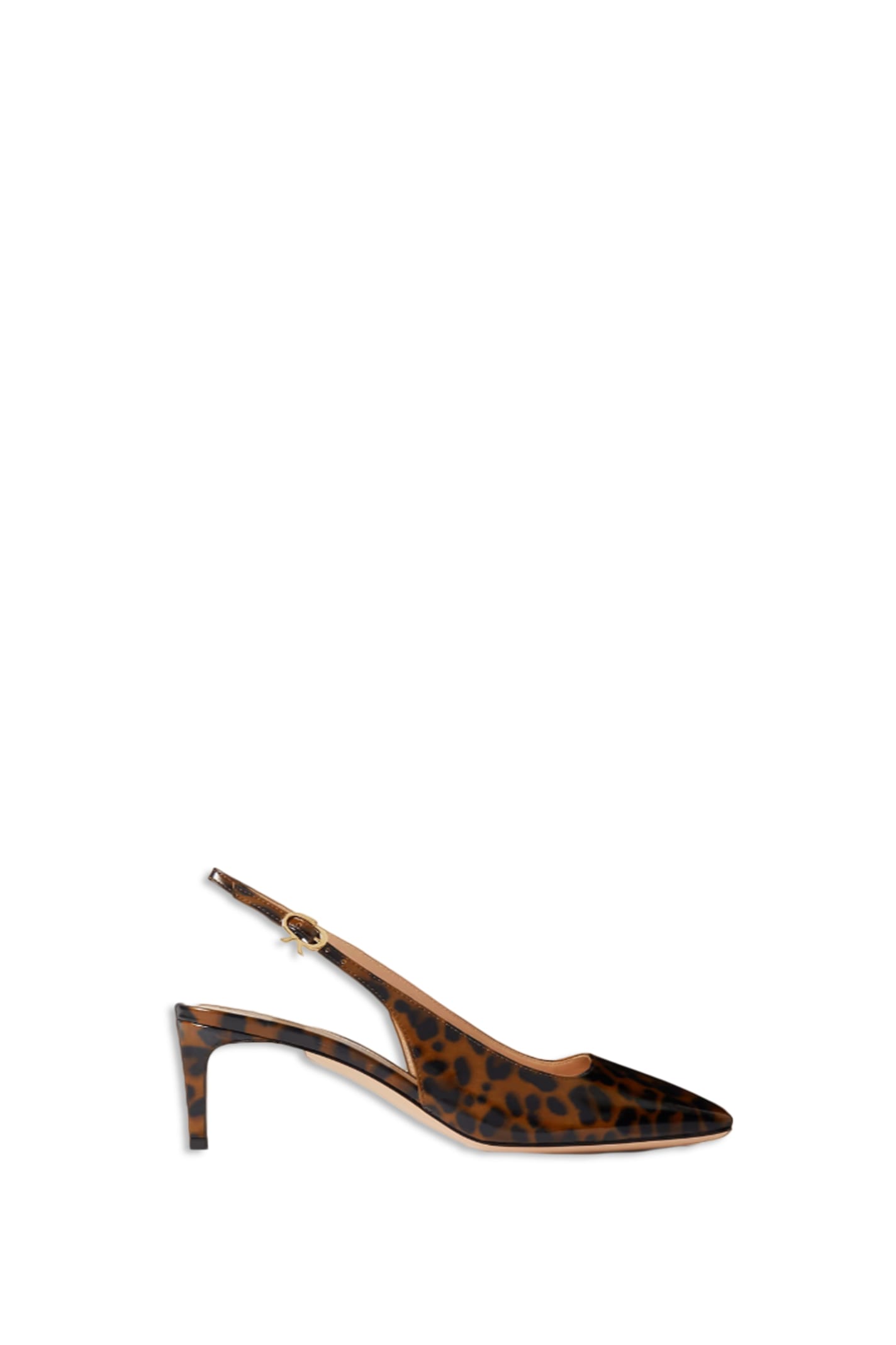 Shop Gianvito Rossi Cristina Sling 55 Shoes With Heels In Brown