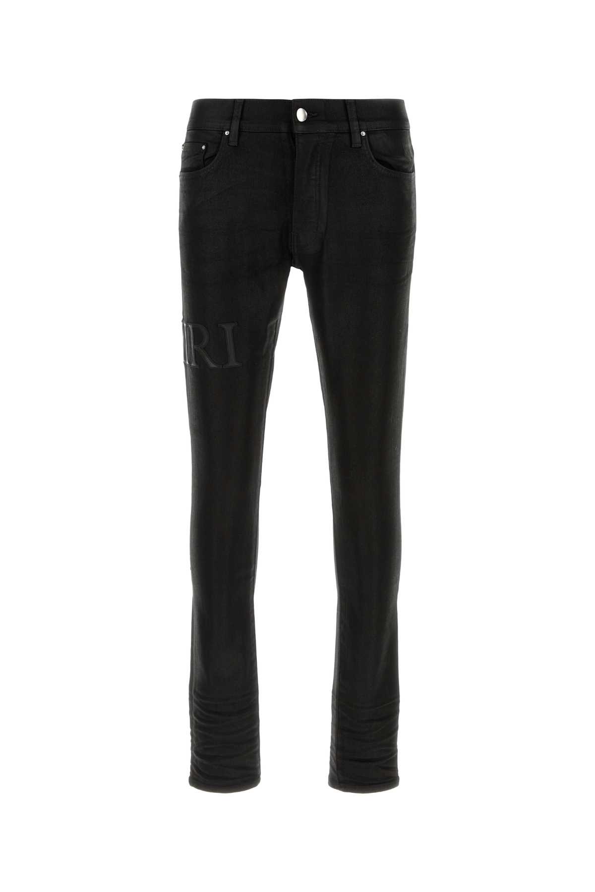 Black Stretch Denim Jeans