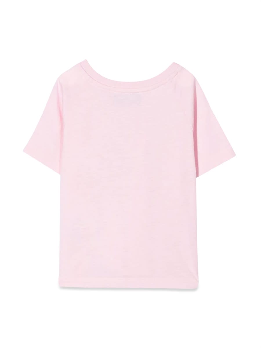 Shop Moschino T-shirt In Lilac