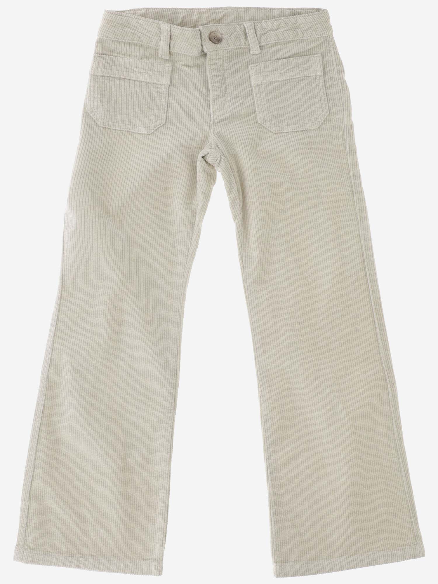 Bonpoint Junon Flared Corduroy Trousers In Beige