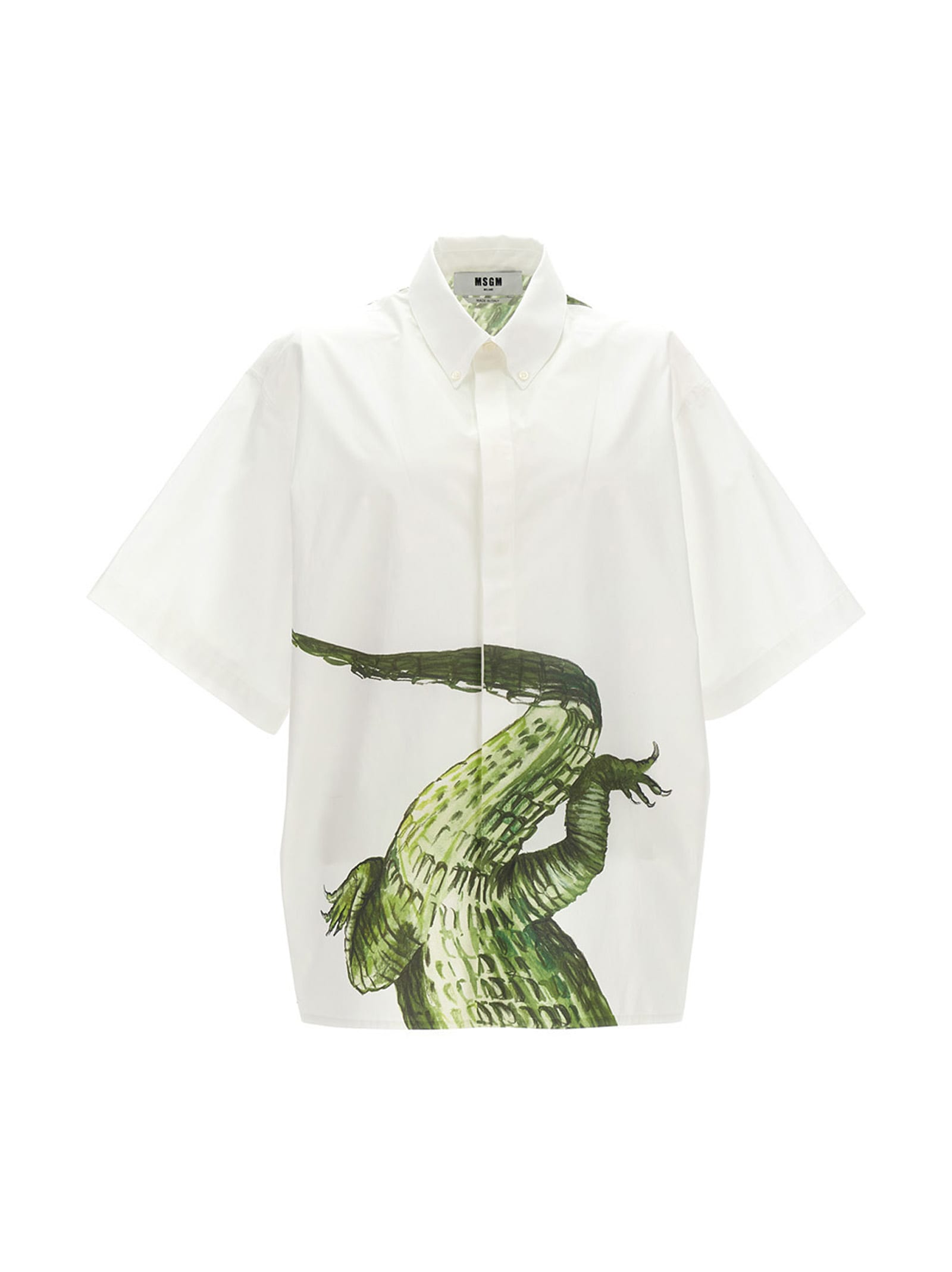 MSGM crocodile Shirt