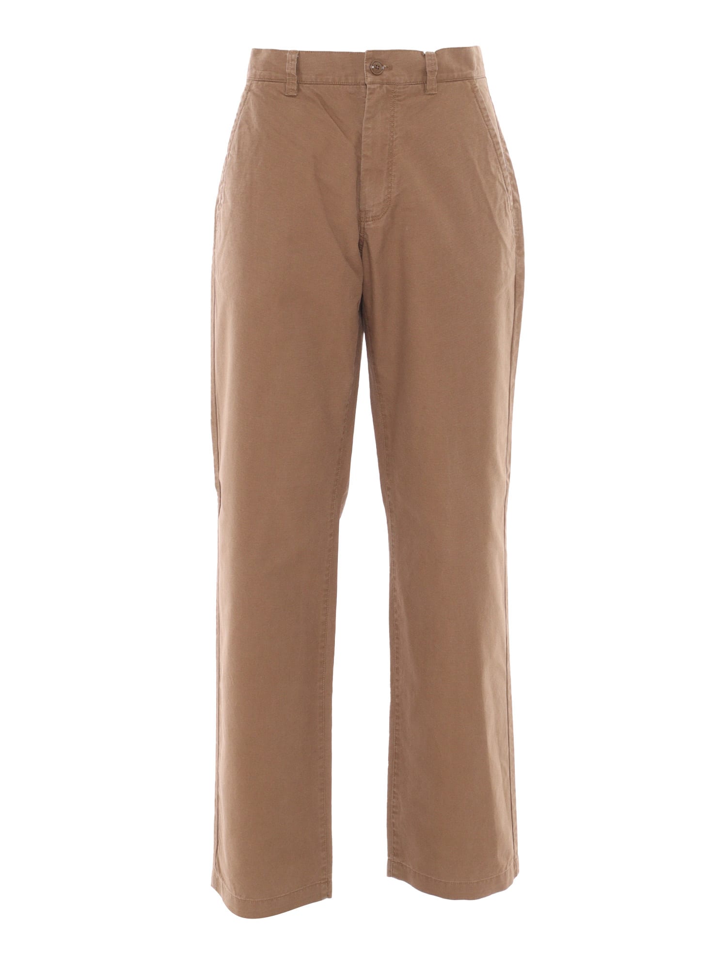 Aspesi Relaxed-fit Straight Leg Pants With Classic Button Closure