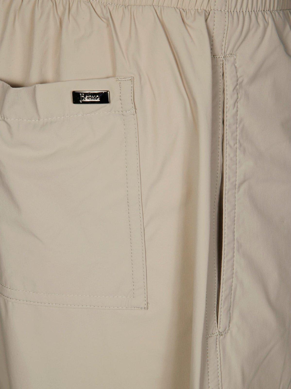 Herno Cargo Bermuda Shorts Elastic Waistband