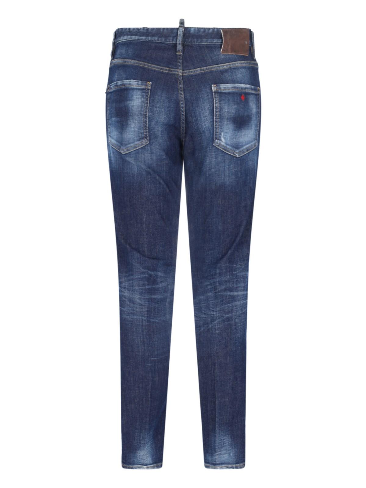 Shop Dsquared2 Cool Guy Straight Jeans In Blue