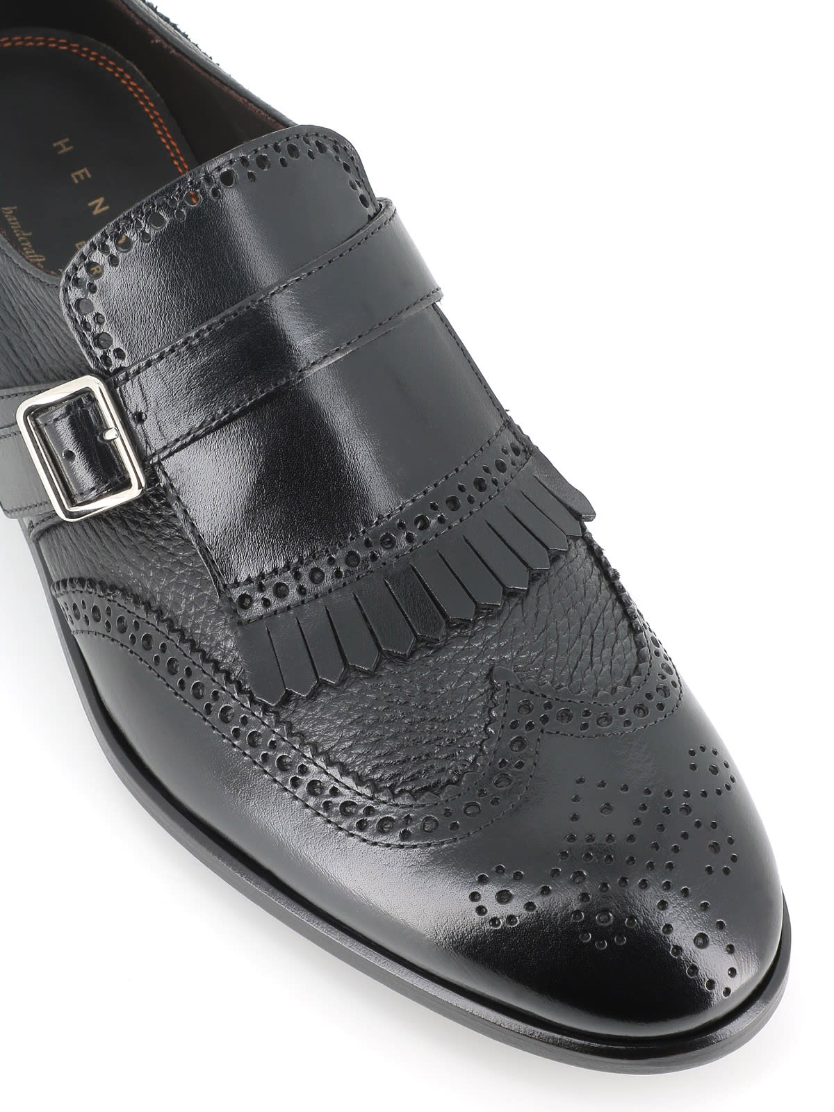 Shop Henderson Baracco Single Buckle 58301.3 In Black