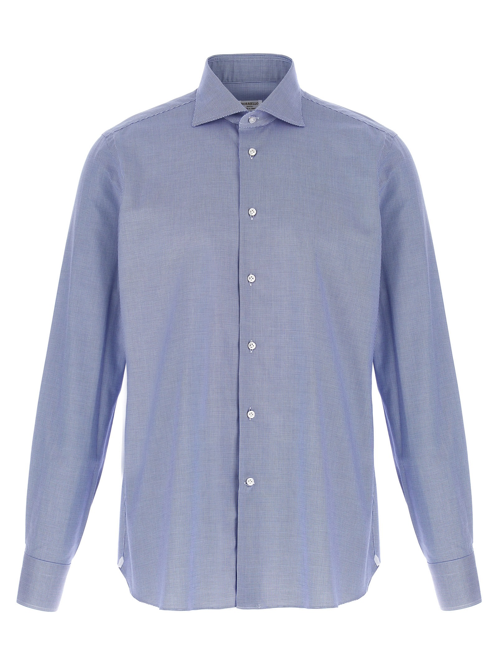 Shop Borriello Napoli Marechiaro Shirt In Light Blue