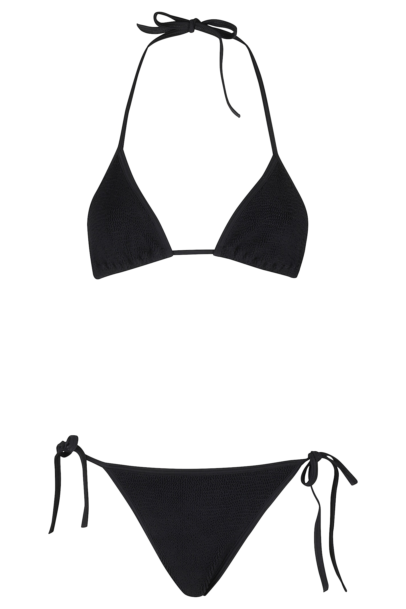 Hunza G Gina Triangle Bikini Set In Black