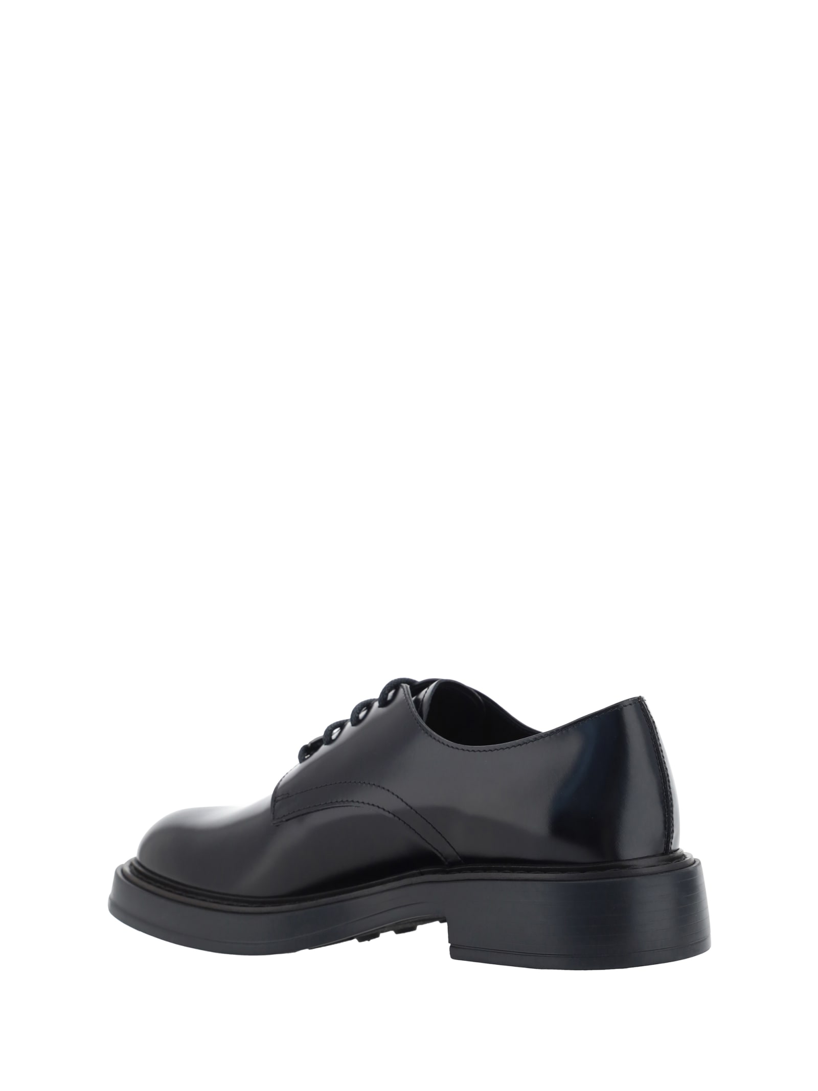 Shop Tod's Lace-up Shoes In Nero