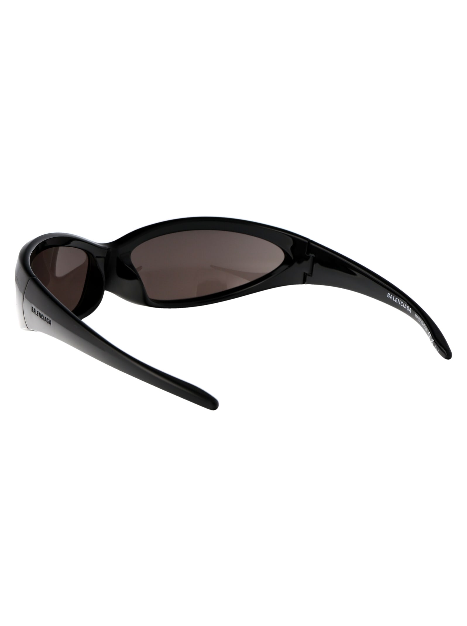 Shop Balenciaga Bb0251s Sunglasses In 001 Black Black Grey