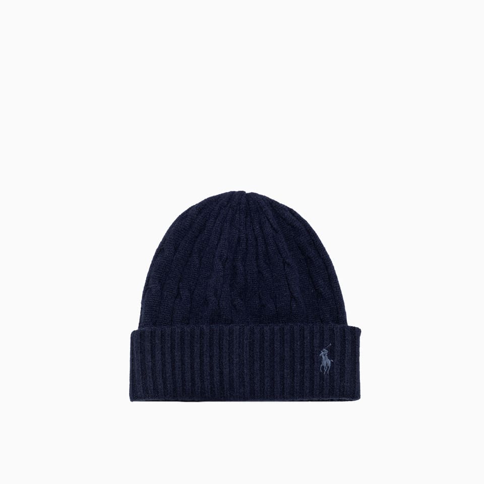 Polo Ralph Lauren Set Of Scarf + Beanie Hat In Cashmere