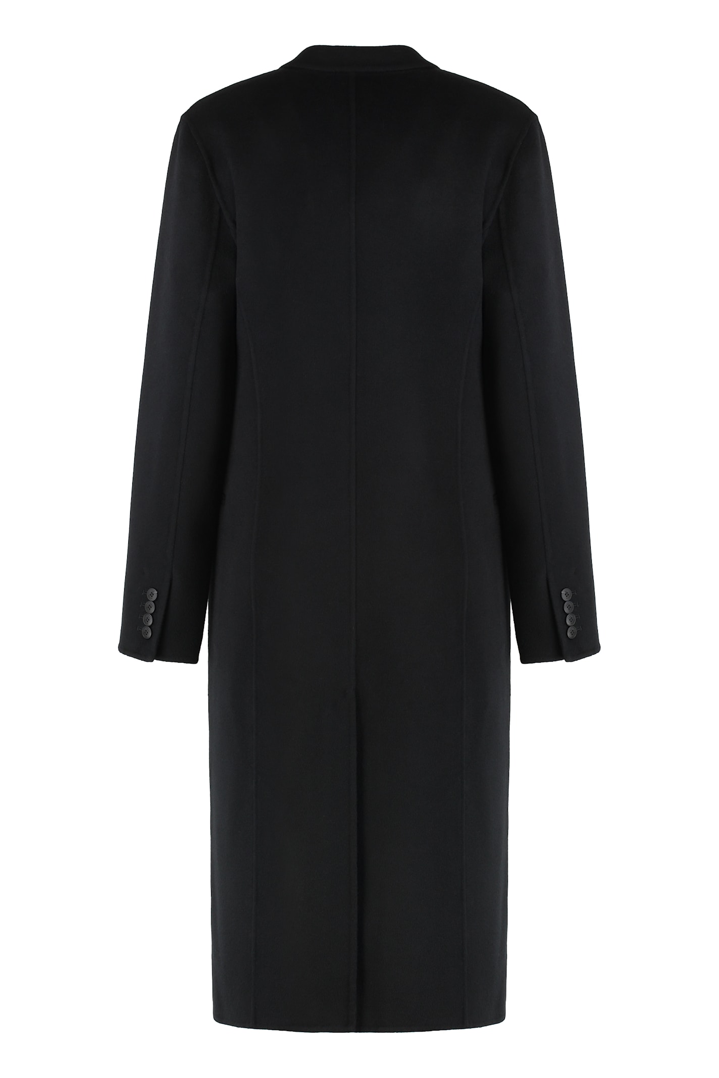 Tory Burch Wool Coat In Black