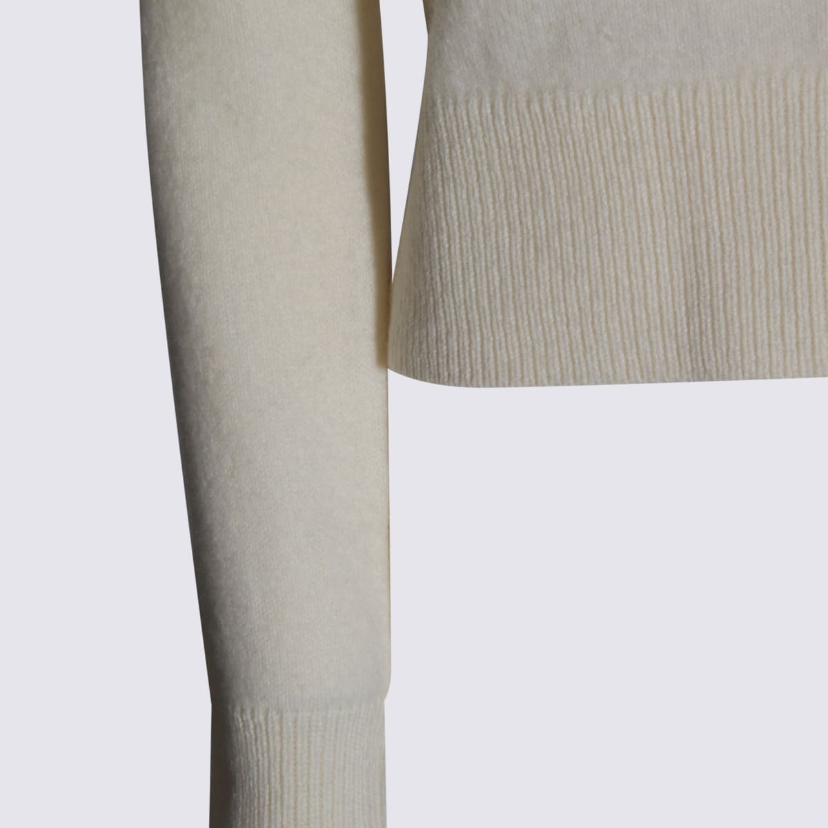 Maison Kitsuné Profile Fox-embroidered Button Cardigan In Sand