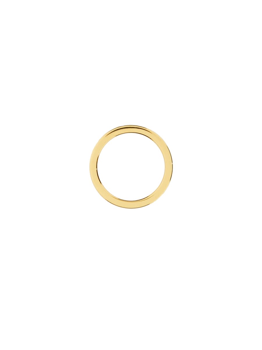 Mm6 Maison Margiela Numeric Minimal Signature Ring In Gold