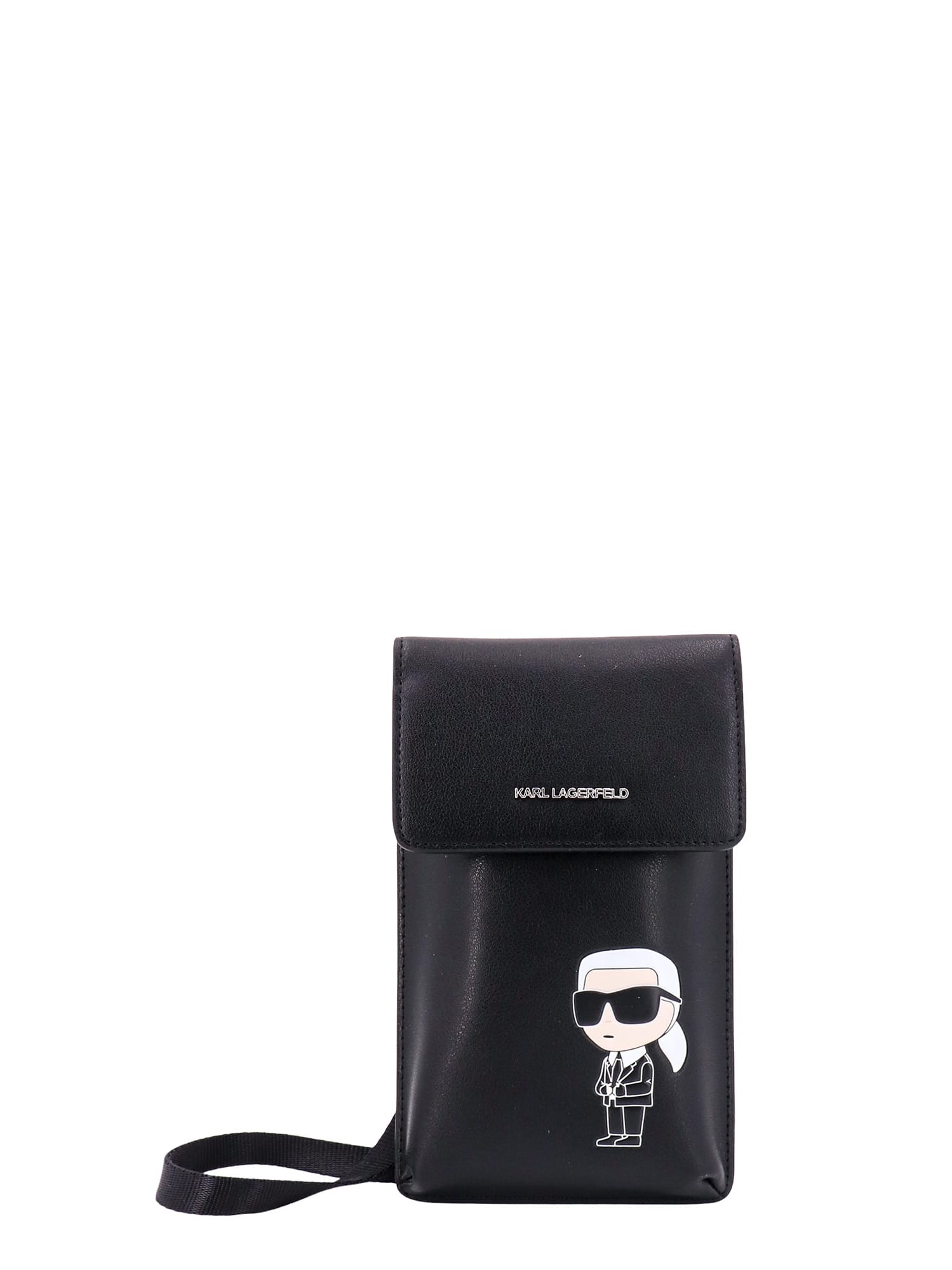 Shop Karl Lagerfeld Shoulder Bag In Black