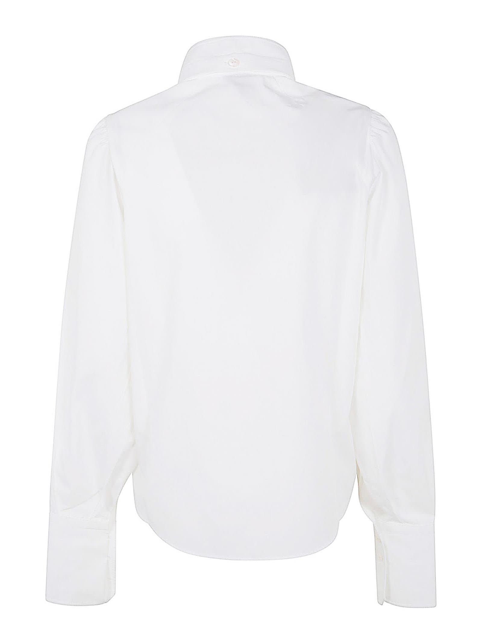 Shop Patou White Organic Cotton Blouse