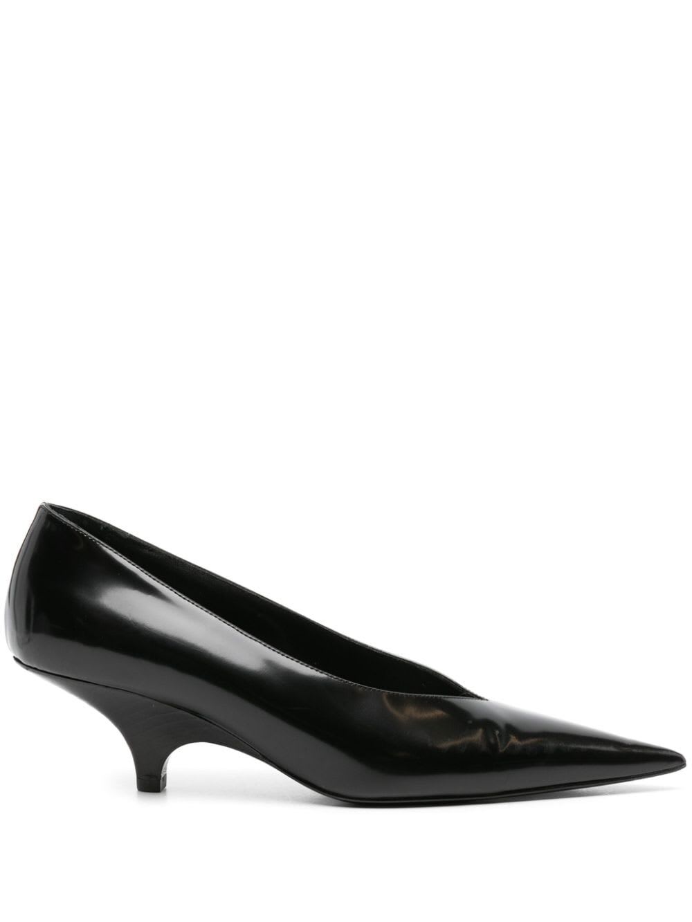 Totême The Wedge Heel Pump In Black