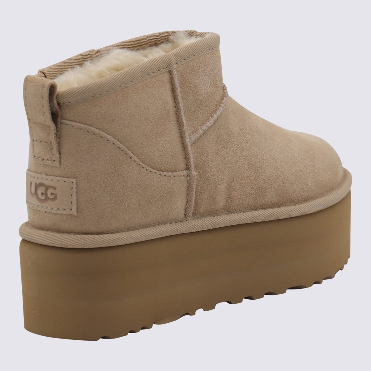 Ugg Sand Classic Ultra Mini Platform Boots