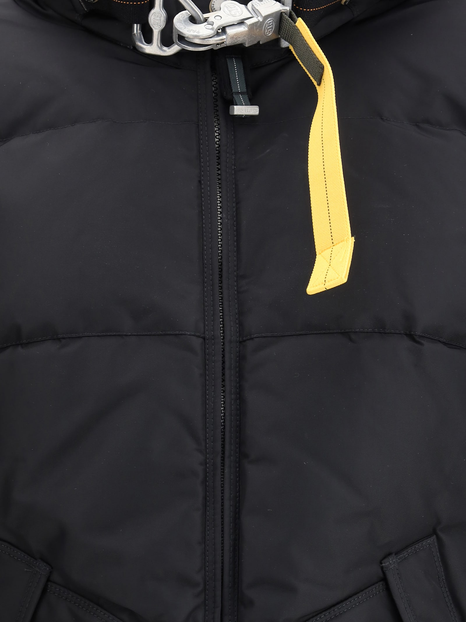 Parajumpers Long-sleeved Zipper Cotton Suit In Black