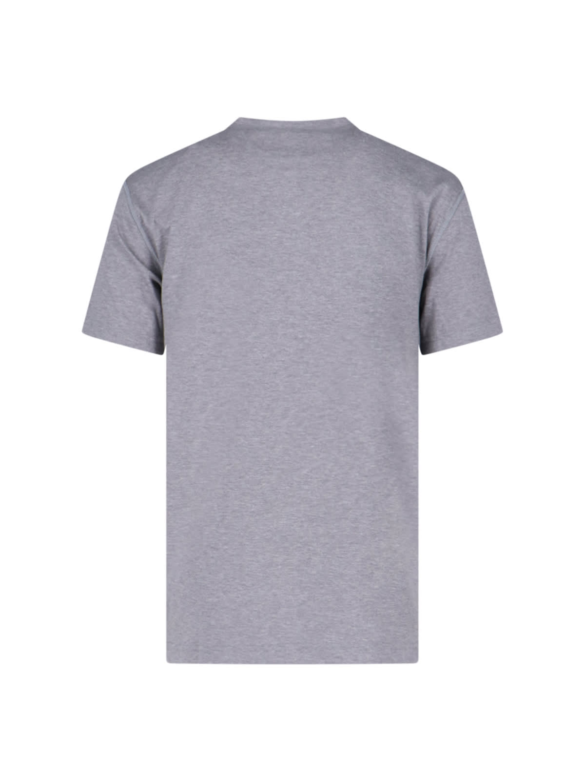 Shop Dolce & Gabbana Logo T-shirt With Plaque In Gray