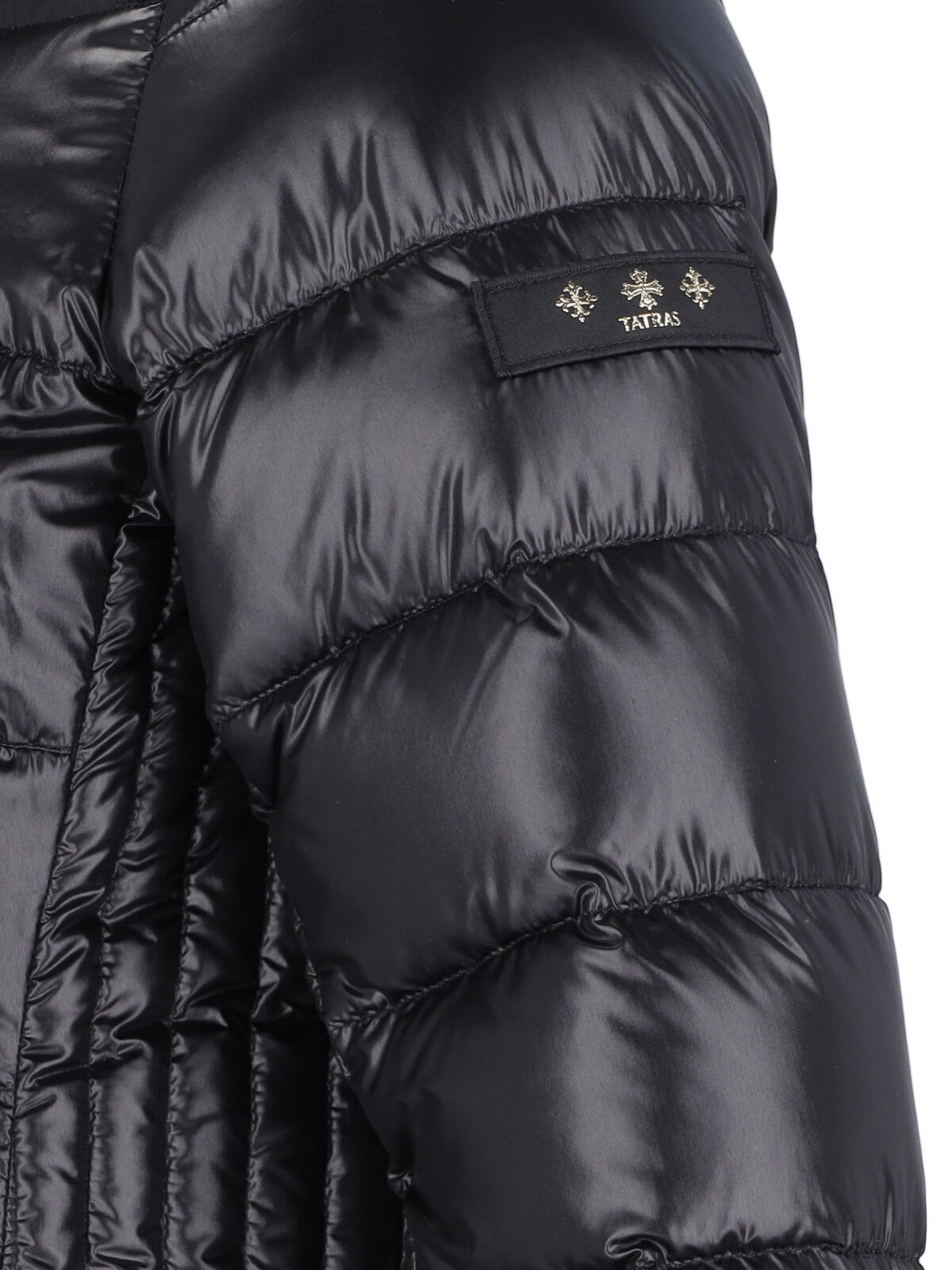 Shop Tatras Hooded Down Jacket Babila In Black