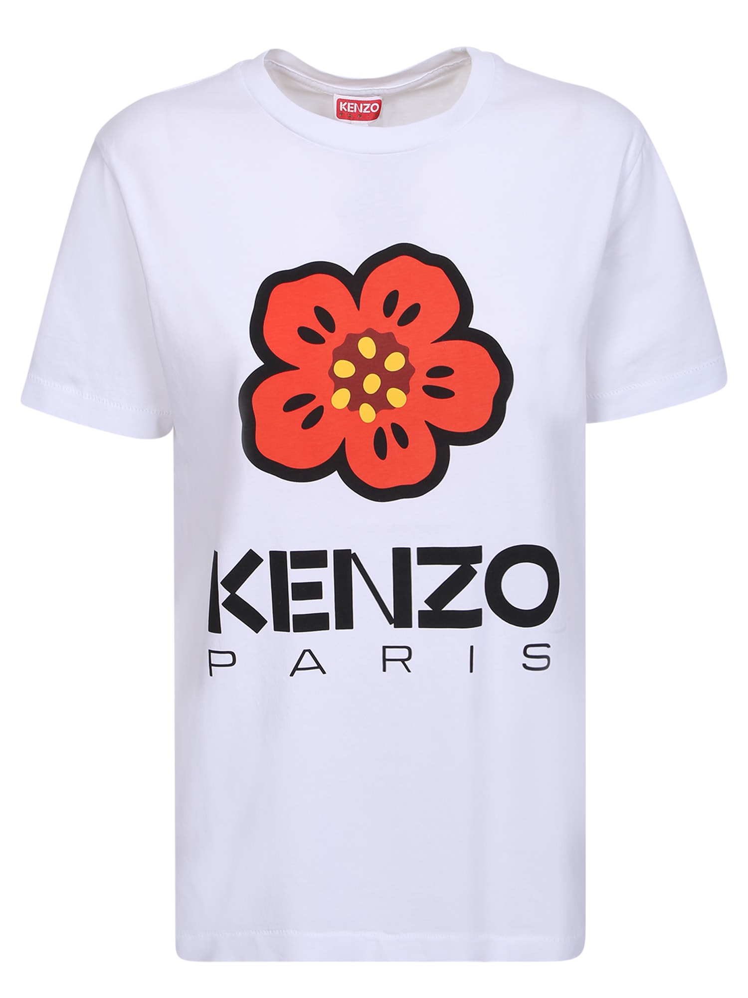Shop Kenzo Boke Flower Loose White T-shirt
