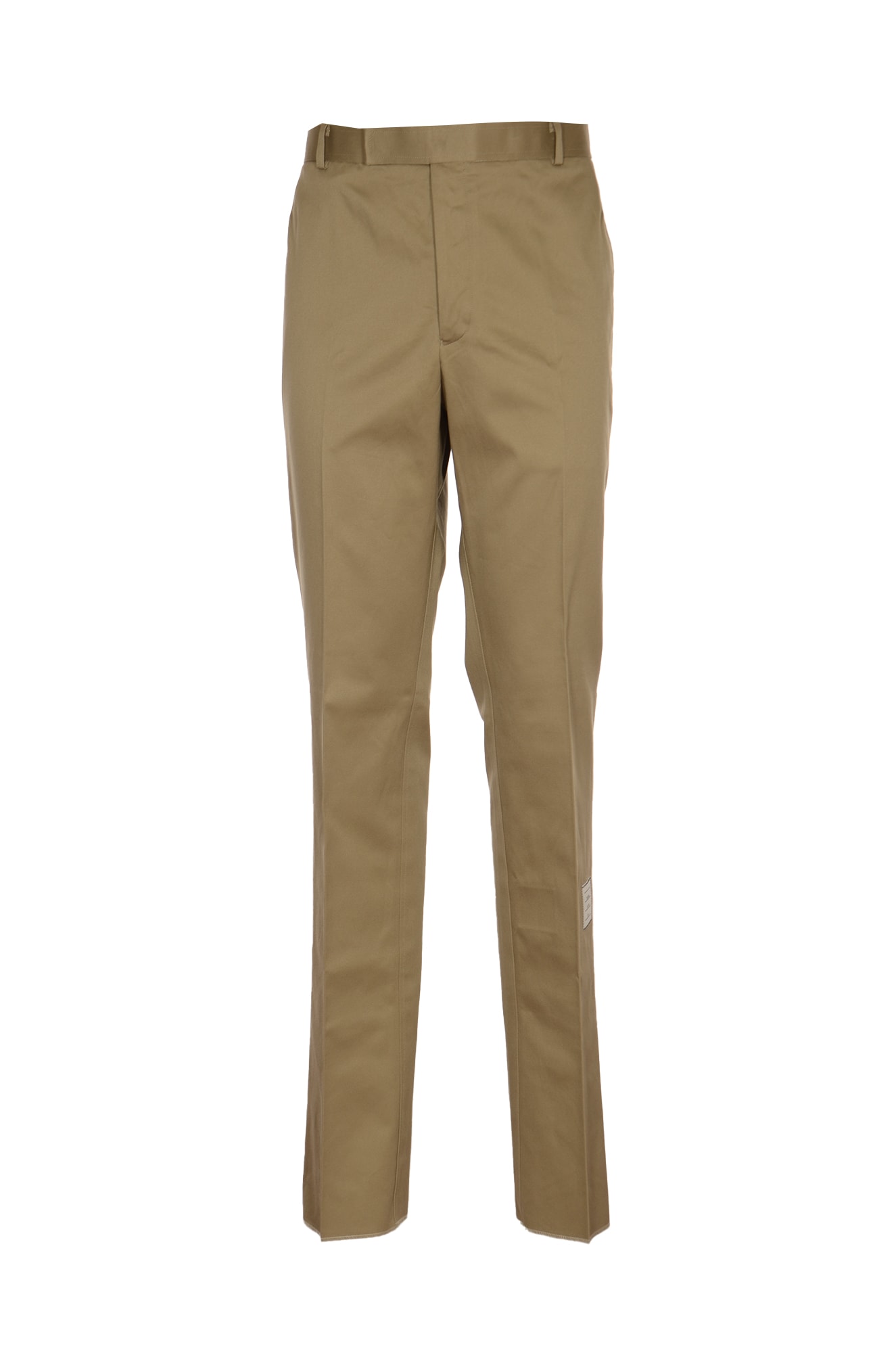 Thom Browne Unconstructed Chino Trousers In Camel