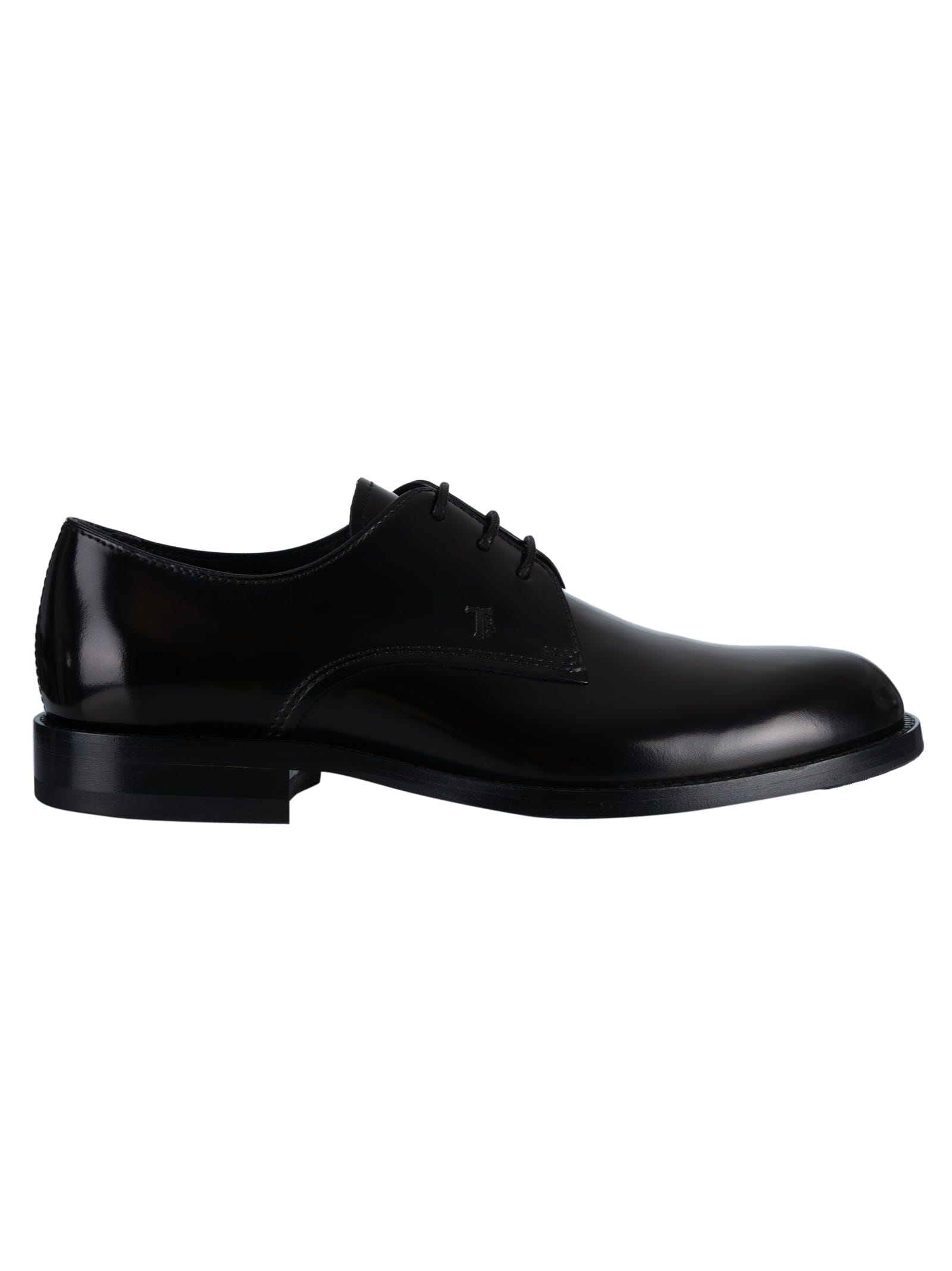 Tod's Logo Leather Derby Shoes