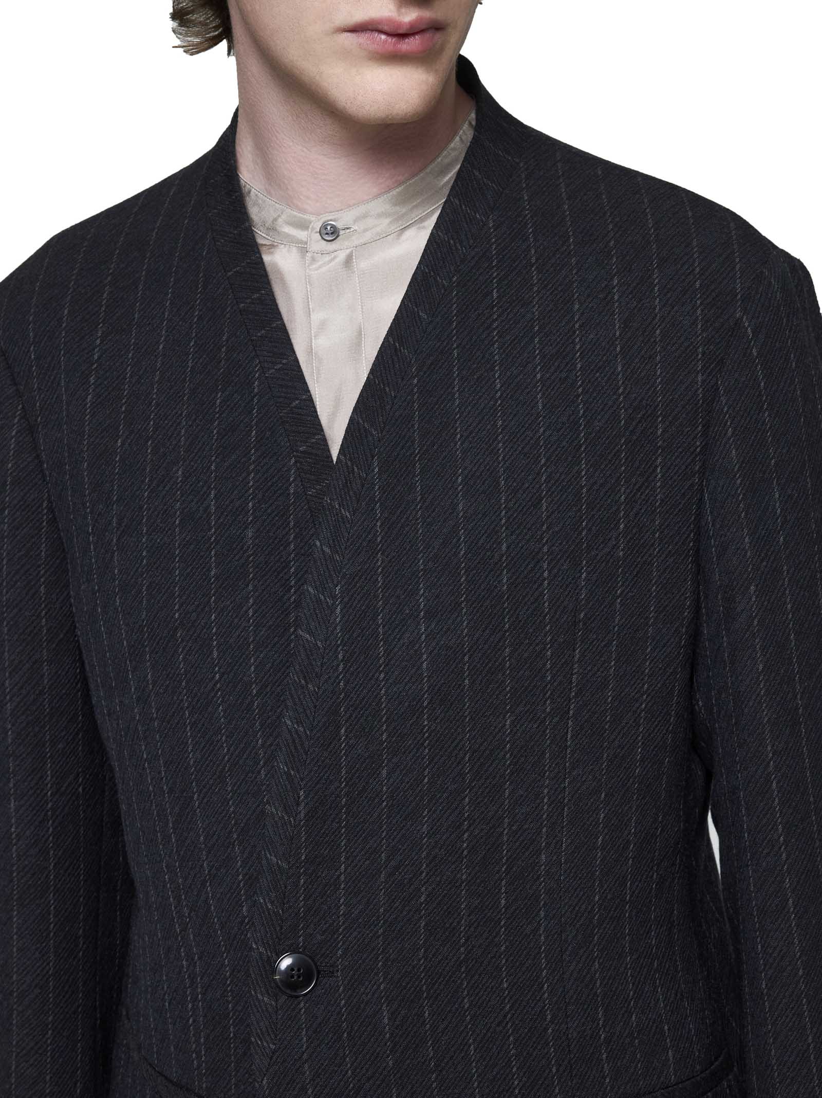 Shop Giorgio Armani Suit In Black