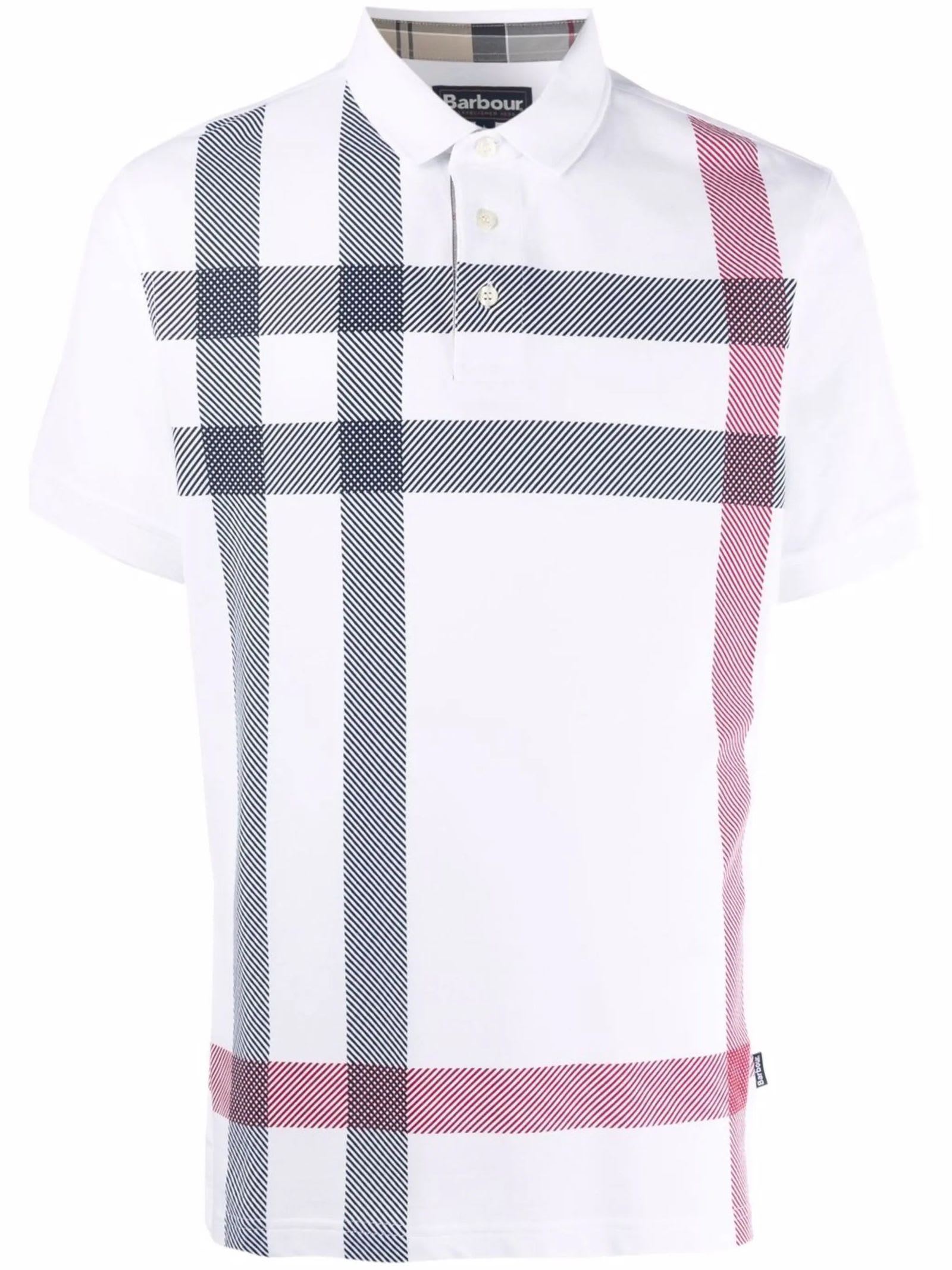 Shop Barbour T-shirts And Polos White