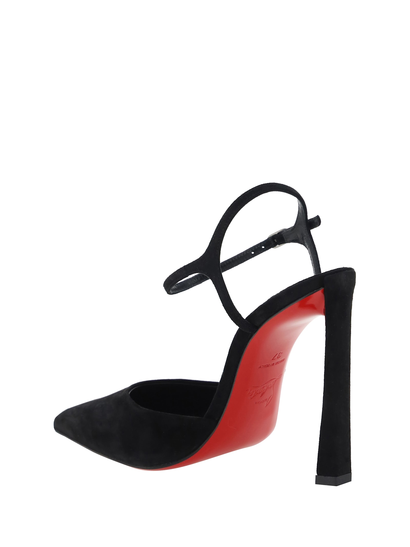 Christian Louboutin Condora Riviera 100 In Black/lin Black