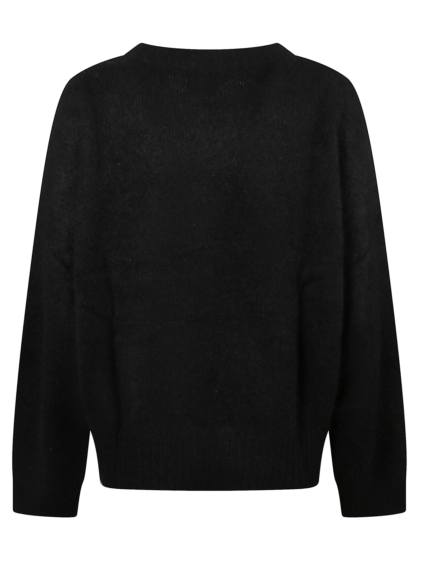 Allude Cashmere And Silk Sweater In Black