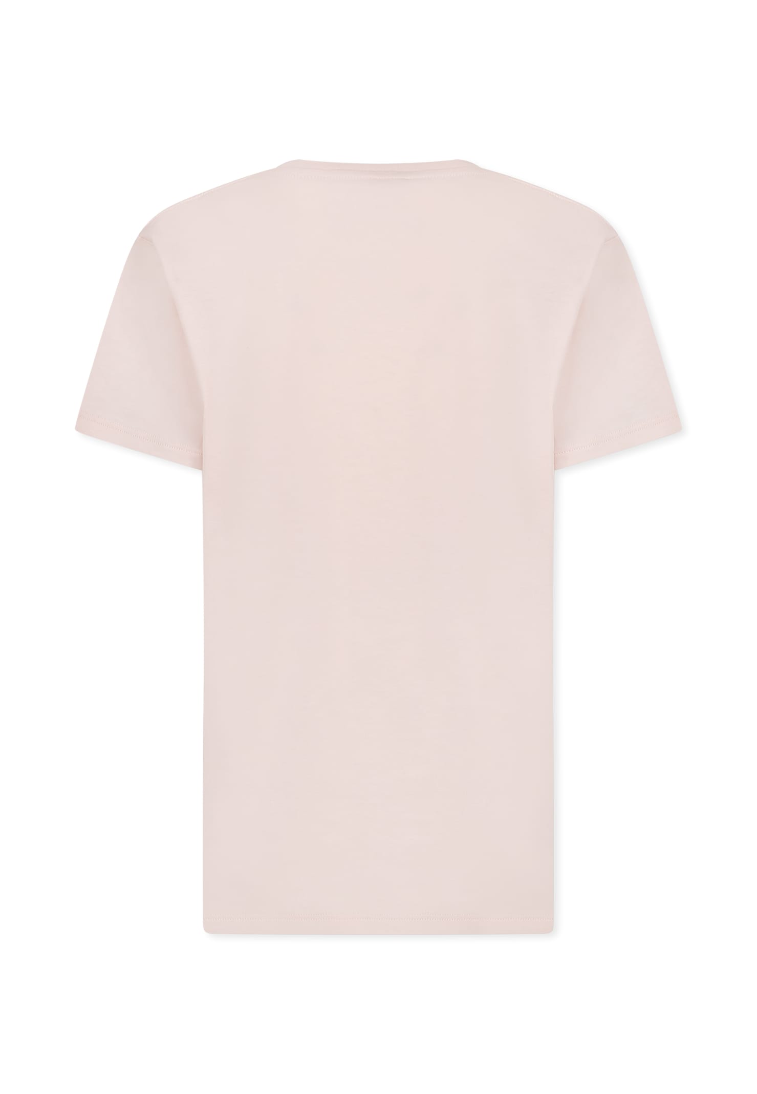 Gucci Pink T-shirt For Girl With Logo In Pink