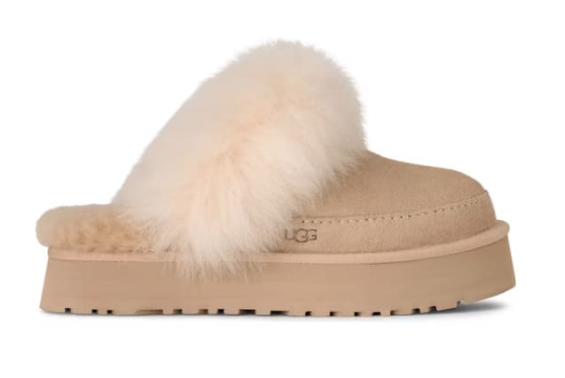 Ugg Disquette Chalet Platform Mule In Brown