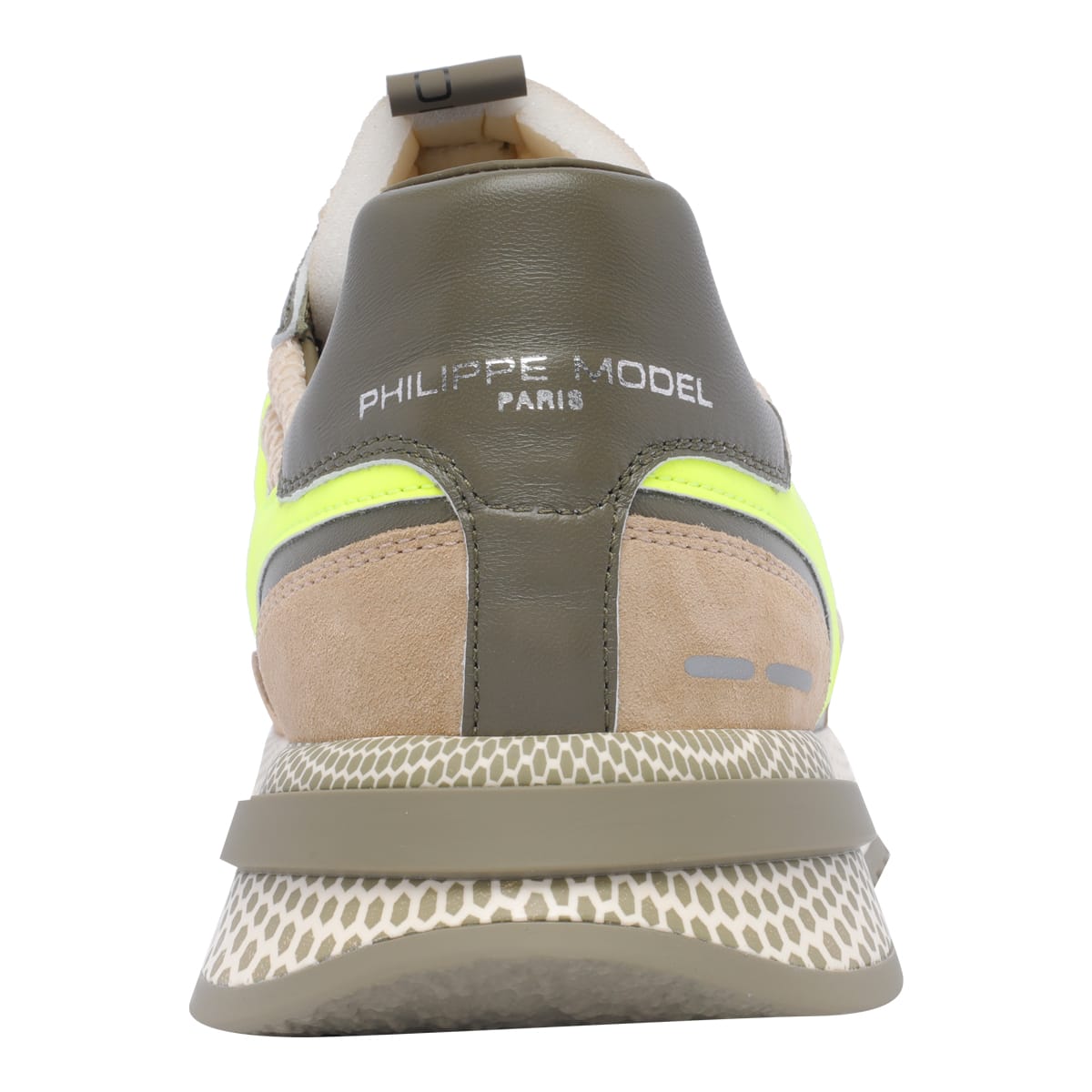 Shop Philippe Model Olympique Low Sneakers In Beige