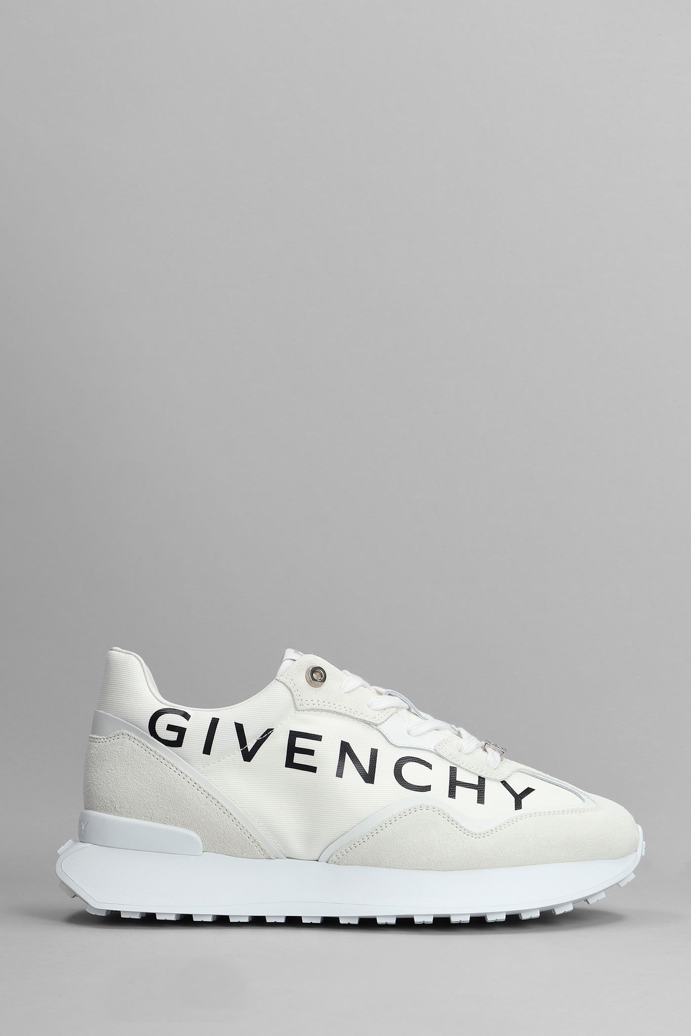 Givenchy Giv Runner Light Sneakers In White Polyester