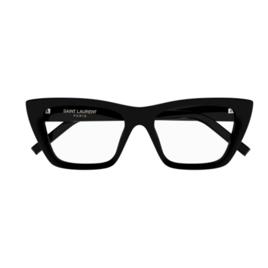 Saint Laurent Sl 276 Mica Opt003-black-black-transparent In Black