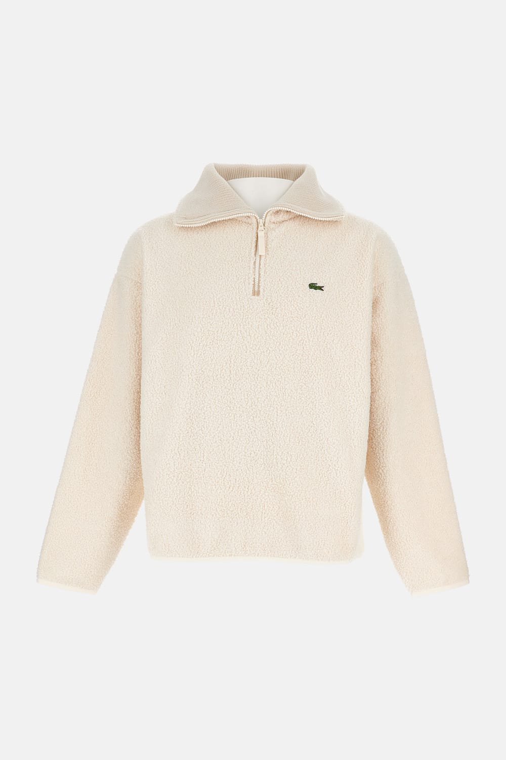 Lacoste Teddy Sweatshirt In Neutral